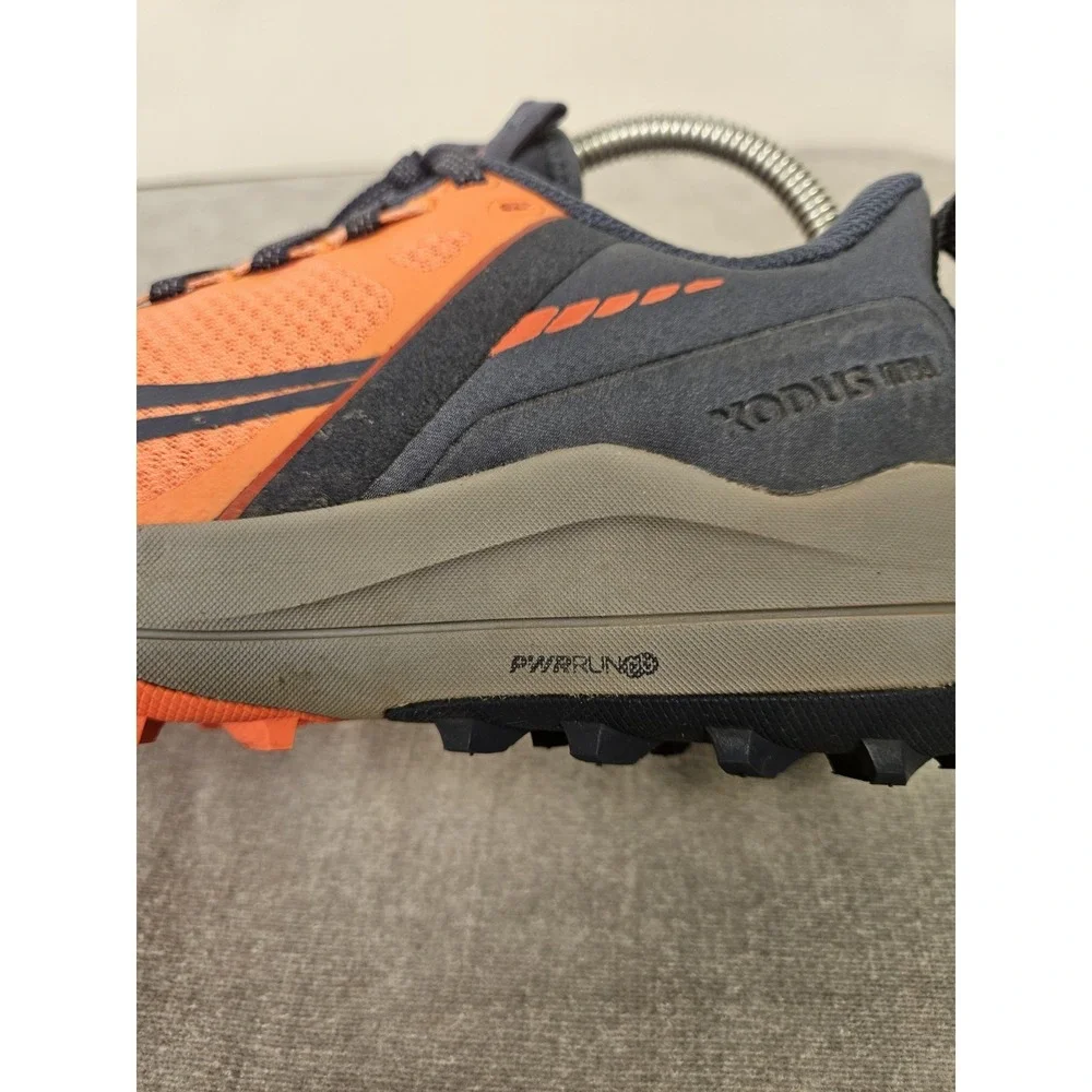 Saucony Xodus Ultra Womens 7 Orange Navy Trail Running Shoes S10734-16 PWRRUN PB